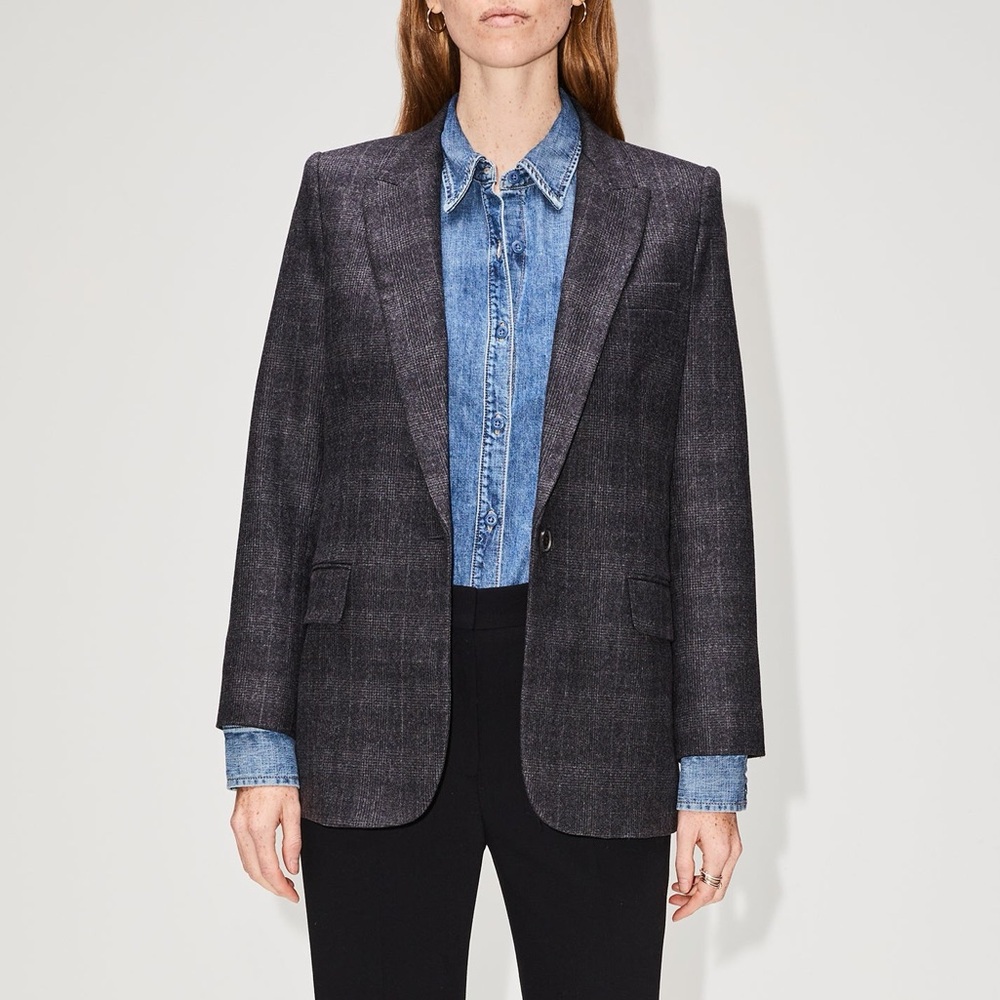 Nili Lotan Diane wool cashmere blend blazer